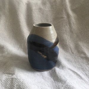 Vintage Semi-glazed Ceramic Mini Vase Home Decor